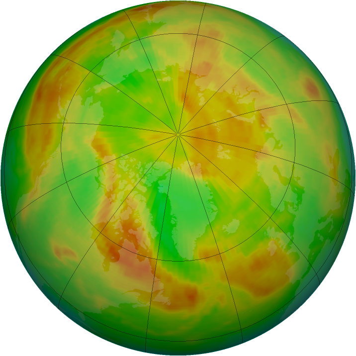 Arctic ozone map for 02 June 1981